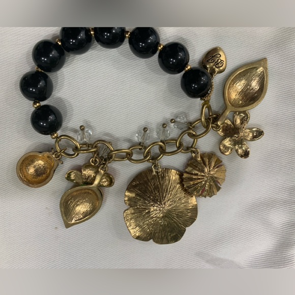 🌺Vintage Betsy Johnson adorable ladybug &🌺flower🌼 stretch bracelet🌴 - Picture 8 of 8